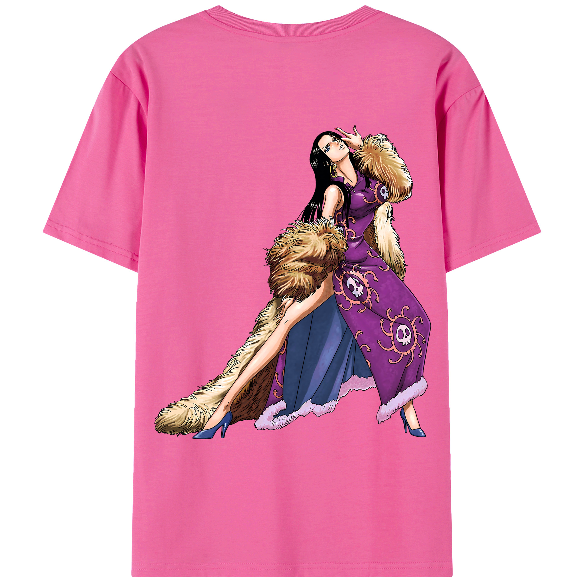 ワンピース ボア・ハンコック ONE PIECE Boa·Hancock レディース半袖Tシャツ(バックプリント)